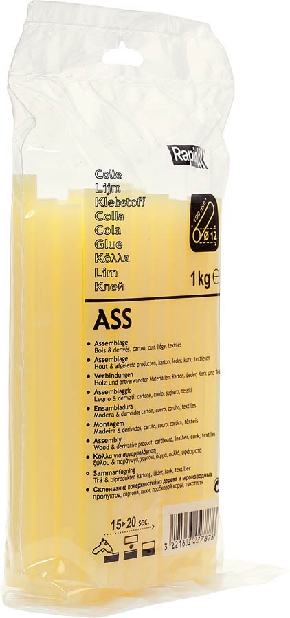 RAPID 12 x 190 мм, 1 кг, профессиональный высокопрочный клеевой стержень 40302787