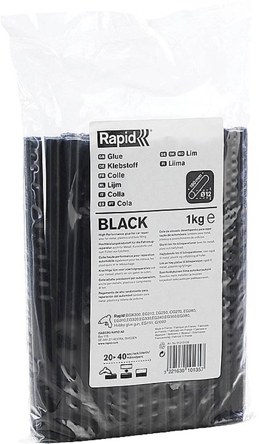 RAPID 12 x 190 мм, 1 кг, профессиональный автомобильный клеевой стержень 51215108