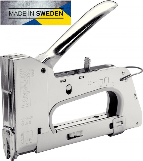 RAPID тип 36, для кабеля 6 мм, степлер ручной (скобозабиватель) R36E 5000070