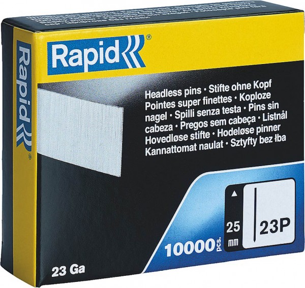 RAPID тип 23P, 25 мм, 10000 шт, закаленные, гвозди супертвердые 5001360